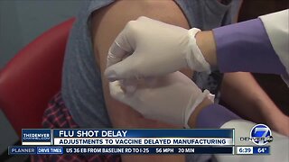 Flu shots are delayed this year