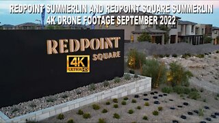 Redpoint Summerlin and Redpoint Square Summerlin September 2022 Update 4K Drone Footage