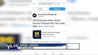 Popping balloons caused report of active shooter at U-M, police say