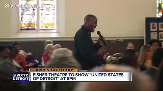 Fisher Theatre to show 'United States of Detroit' tonight