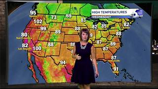 Dangerous heat setting in across the west