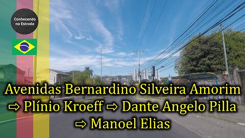 🚗 🌤Dirigindo Porto Alegre Bernardino Silveira Amorim➡️Plínio Kroeff➡️Dante Angelo Pila➡️Manoel Elias