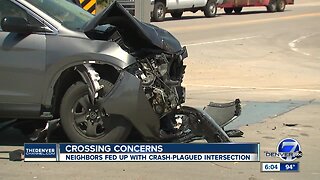 Neighbors demand changes after two fatal crashes at an Aurora intersection