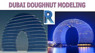 Doughnut Building Shape in Dubai Revit Tutorials