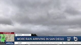 Third storm in one week hits San Diego County