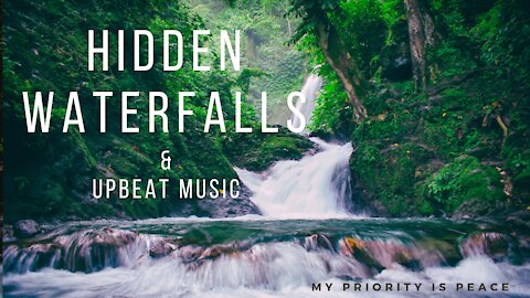 Most Beautiful Waterfalls w/ Upbeat Music