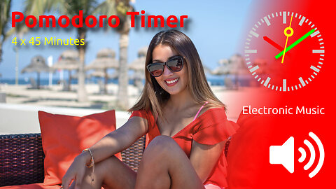 🍅 ⏰ 4 x 45min ~ Pomodoro Meets Electronic Beats: Boost Your Productivity the Groovy Way!