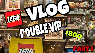 LEGO Double VIP Weekend Vlog - Part 1