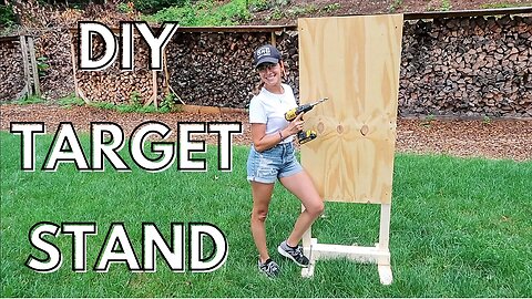 MAKE YOUR OWN TARGET STAND | Easy way to make your own stands for the gun range!