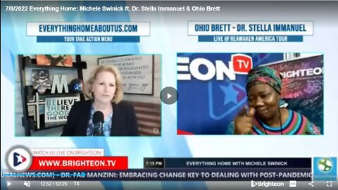 341: DR. STELLA IMMANUEL - LIVE From The ReAwaken America Event - Speaker Interviews Behind The Scenes - OHIO BRETT