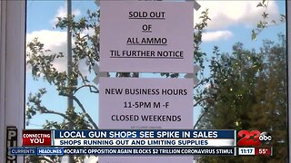 Local gun shops see spike in sales