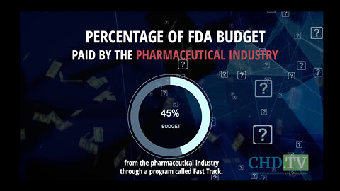 45% Of The FDA Budget Is Paid For By Big Pharma!