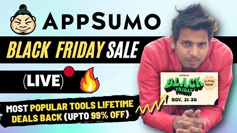 Appsumo Black Friday Sale Live🔥- Most Popular Lifetime Deals (UPTO 99% DISCOUNT)