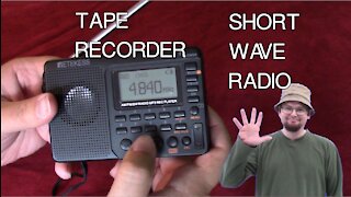 Retekess V115 Shortwave Radio - AM FM - SD CARD RECORDING