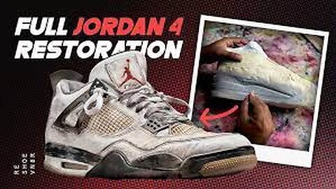 Air Jordan 4 White Cement Restoration