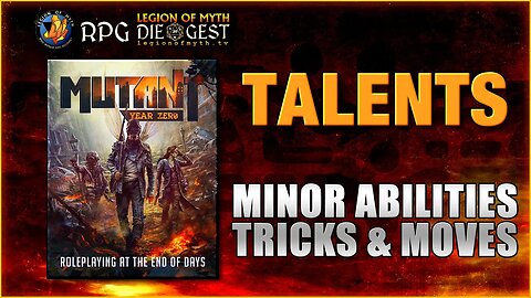 MUTANT: Year Zero - Talents