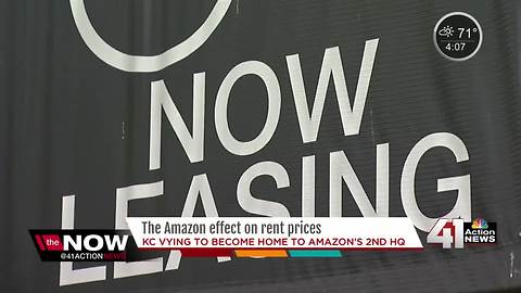 If Amazon's new headquarters come to KC, rent prices could potentially rise