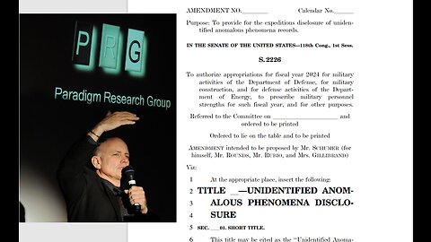 UFO Disclosure 2023- Schumer Amendment
