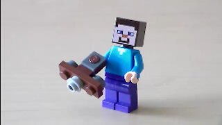 Lego Minecraft Crossbow Tutorial