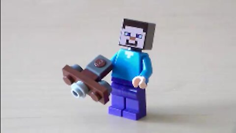 Lego Minecraft Crossbow Tutorial