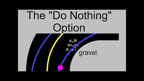 "Do Nothing" Option for Cornering Hazards like Gravel