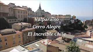 Valparaiso Alegre hill in Chile