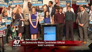 Michigan Democrats make official their slate of candidates