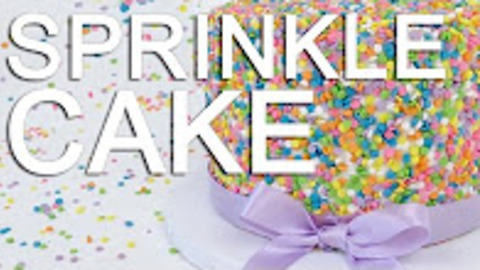 How-To Make A Rainbow FUNFETTI Sprinkle CAKE