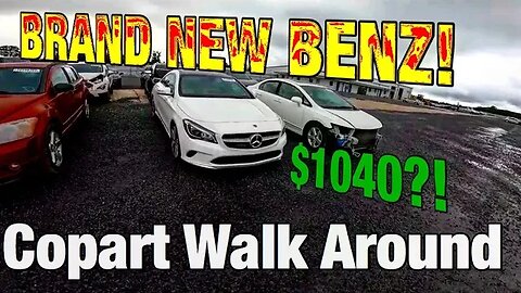 Brand New Mercedes Benz for Only $1040?! Mini Cooper, Copart Walk Around