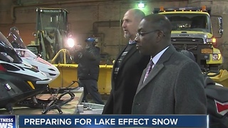 Snow storm preps underway