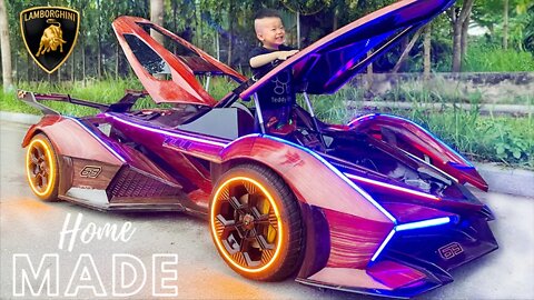 Full 96 Days Build Lamborghini Vision GT For My Son