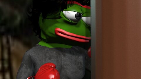 Pepe the Frog as Rocky Balboa
