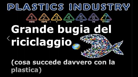 Grande bugia sul riciclaggio (cosa succede davvero con la plastica)