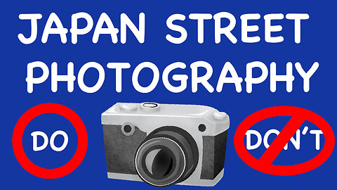 Japan Street Photography Law