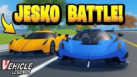 Koenigesgg Jesko Attack vs Jesko Absolute in ROBLOX Vehicle Legends!