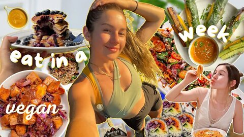 Food & Personal FREEDOM! - what I eat in a week *actually* | vegan recipes