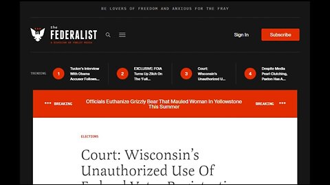 Another Wisconsin Election Case Victory