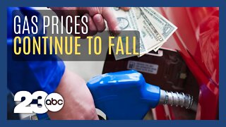 Gas prices keep falling