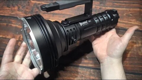 Wuben A1, 20,000 Lumens Flashlight Kit Review! (Super Thrower!)