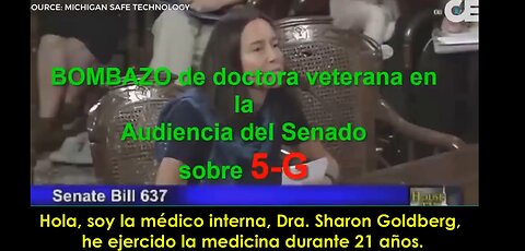 Bombazo de doctora en audiencia del senado sobre tecnología 5-G