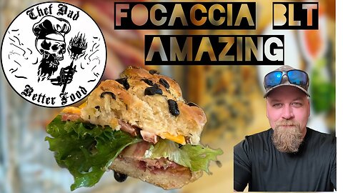The Ultimate Bread Experience: Making the Best Focaccia BLT Sandwich Ever! #blt #focaccia