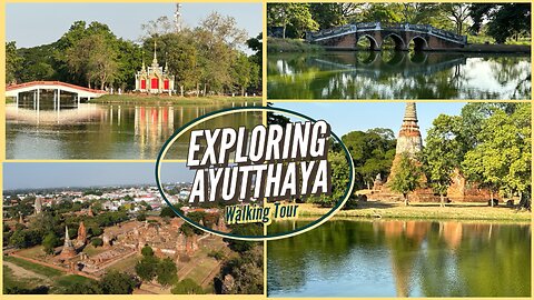 Ayutthaya Historical Park - Drone & Walking Tour - Thailand 2024