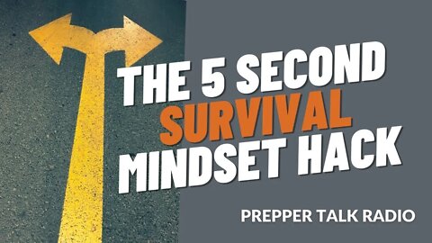 5 second survival hack inspired by Mel Robbins 5 second rule.