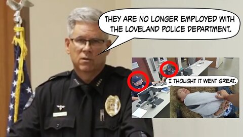 “We failed, and we are sorry,” says Loveland Police Chief Bob Ticer at Press Conference