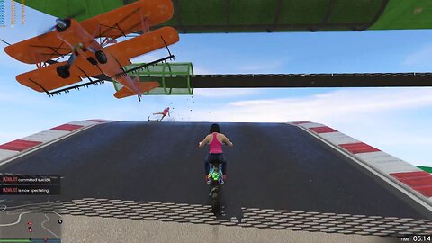 Grand Theft Auto 5 / gta 5 Online Gameplay Bike VS Airplanes Funnymoment😀😁😂🤣😃😄😛