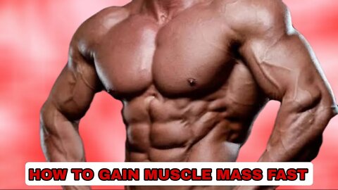 ✔️ HOW TO GAIN 10 KG OF MUSCLE MASS FAST | 5 STEPS