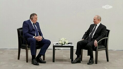 Vladimir Putin with President of the Republika Srpska Milorad Dodik (ENG SUB)