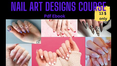 Nail Art Designs Course at Home