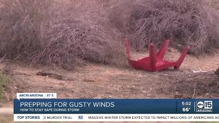 Preparing for potentially destructive winds in the Valley