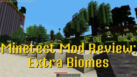 Minetest Mod Review: Extra Biomes